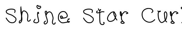 Shine Star Curls MS font preview
